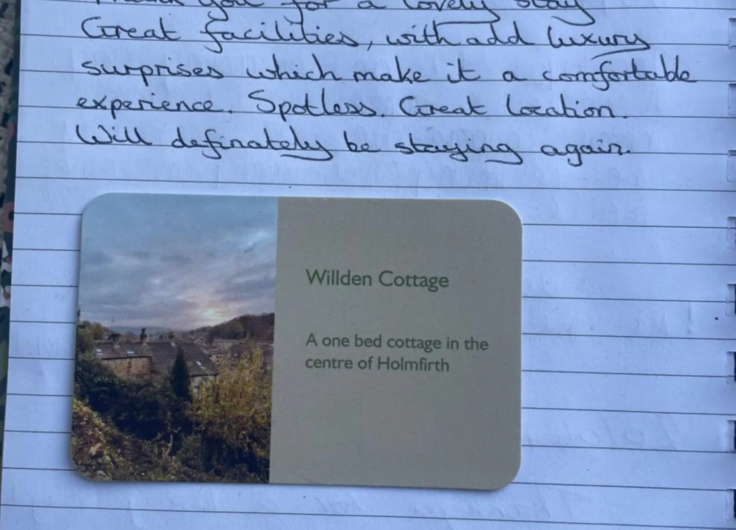 Willden Cottage Holmfirth